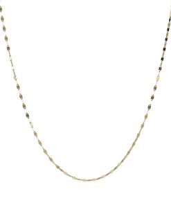 Collane Milor | Collana Girocollo In Oro 18Kt Maglia Stellata 42Cm