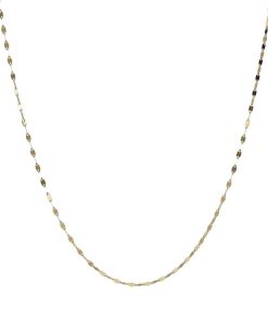 Collane Milor | Collana Girocollo In Oro 18Kt Maglia Stellata 45Cm