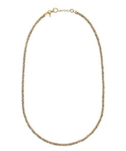 Collane Milor | Collana Maglia Margherita In Argento 925 Placcato Oro Giallo 18Kt