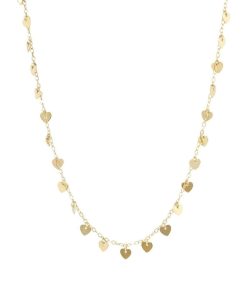 Collane Milor | Collana Con Charms Cuori Oro 9Kt