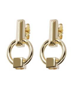 Orecchini Milor | Orecchini Duo In Argento 925 Placcato Oro Giallo 18Kt