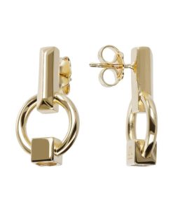 Orecchini Milor | Orecchini Duo In Argento 925 Placcato Oro Giallo 18Kt