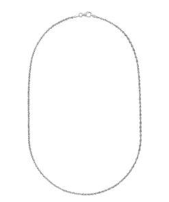 Collane Milor | Collana Maglia Margherita In Argento 925 Placcato Platino