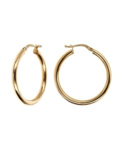 Orecchini Milor | Orecchini A Cerchio In Oro 18Kt Diametro 5Cm