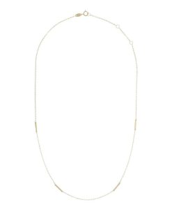 Collane Milor | Collana Catena Rolo Con Placchete Oro 9Kt