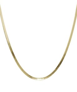 Collane Milor | Collana Maglia Herringbone Piatta Oro 9Kt