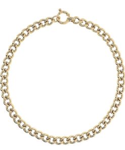 Collane Milor | Collana Maglia Grumetta In Argento 925 Placcato Oro Giallo 18Kt