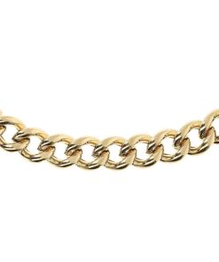 Collane Milor | Collana Maglia Grumetta In Argento 925 Placcato Oro Giallo 18Kt