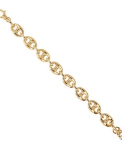 Bracciali Milor | Bracciale Catena Marina Placcato Oro Giallo 18Kt