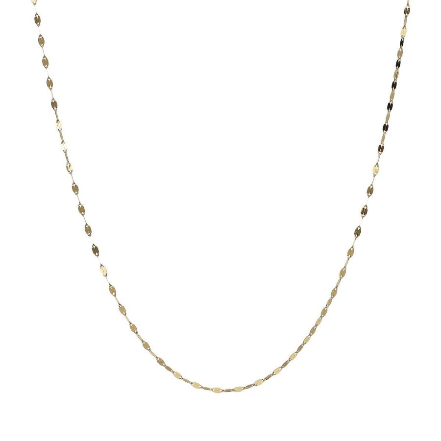 Collane Milor | Collana 50Cm In Oro 18Kt Maglia Stellata