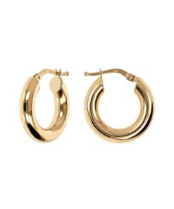 Orecchini Milor | Orecchini A Cerchio In Oro 18Kt Diametro 2Cm