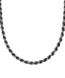 Collane Milor | Collana Girocollo In Argento 925 Catena Corda