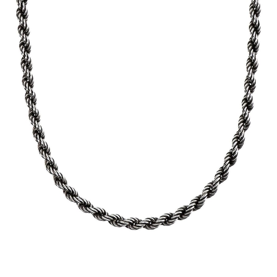 Collane Milor | Collana Girocollo In Argento 925 Catena Corda