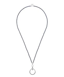 Collane Milor | Collana Duo Con Lapislazzuli In Argento 925 Placcato Rodio