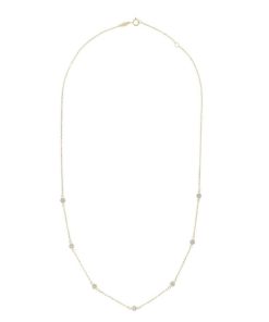 Collane Milor | Collana Catena Forzatina Con Punti Luce In Cubic Zirconia Oro 9Kt